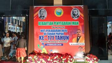 Kebangkitan Iman Warnai Ibadah HUT Pekabaran Injil