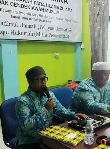 MUI Mimika Gelar Rapat Koordinasi Bahas Jadwal Imsak