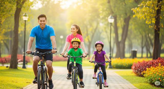 Manfaat Positif Bersepeda Bersama Pasangan Ataupun Keluarga