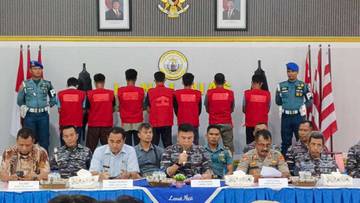 LANAL Nias Berhasil Amankan Pelaku Praktik Ilegal Fishing 