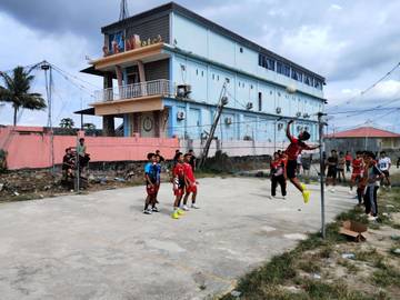 Pesan Pelatih Pada Peserta Seleksi Tim-Voli Pelajar Nisel