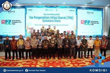 Wabup Nisel Hadiri High Level Meeting TPID se-Sumut