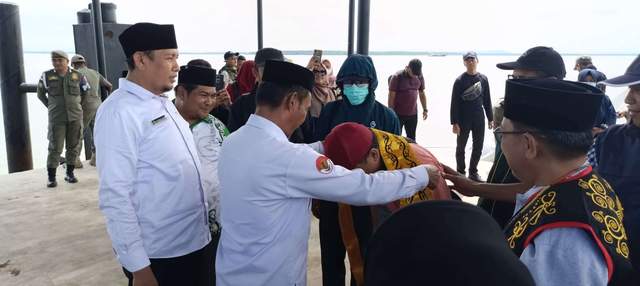 Panitia MTQ Mualaf Sambut Kafilah Se-Kaltara