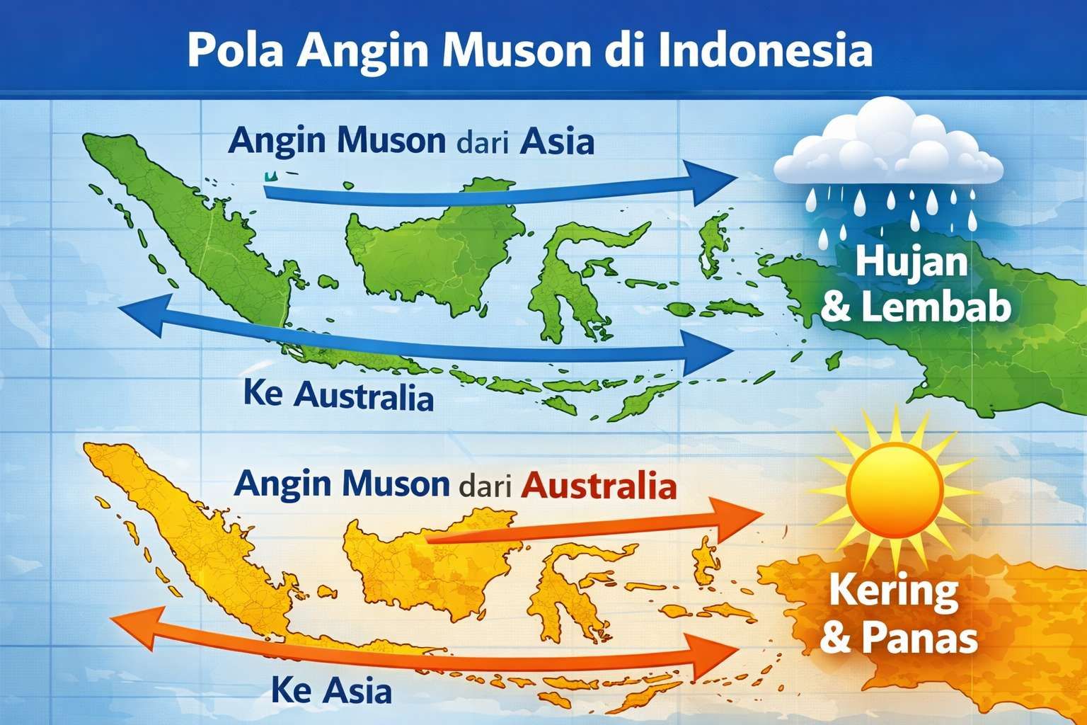 BMKG: Pola Monsunal Bikin Hujan Sebatik Terasa Jarang