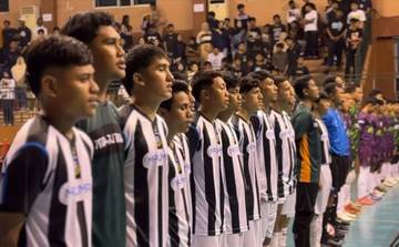 Penari Lapas Nunukan Meriahkan Pertandingan Futsal Indonesia-Malaysia