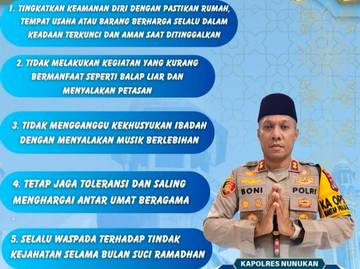 Kapolres Nunukan Keluarkan Lima Imbauan Penting Selama Ramadan