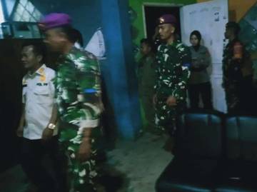 Patroli Gabungan Operasi Pekat Sebatik Timur Jaga Ketertiban Ramadan