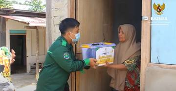 Baznas Nunukan Salurkan Bantuan Beragam Bentuk