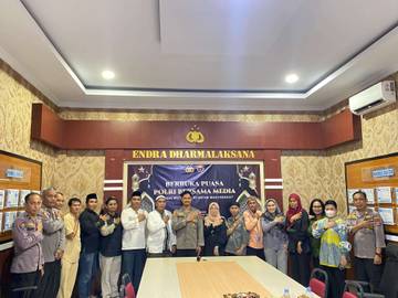 Polres Nunukan Gelar Buka Puasa Bersama Insan Pers