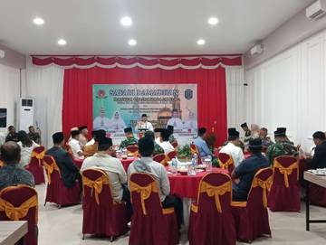 Perkuat Sinergi, Danrem 092 Maharajalila Safari Ramadan di Nunukan