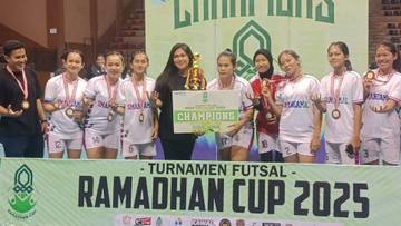Smansa Malinau Juara Turnamen Futsal Putri Ramadan CUP