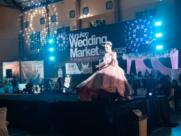 Parade Gaun Pengantin Puncak Wedding Market Festival Nunukan