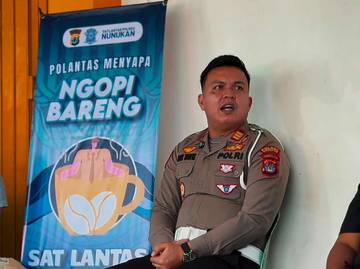 Ngopi Bareng Satlantas, Sopir Diajak Tertib Lalu Lintas