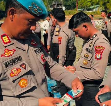 Propam Polres Nunukan Gelar Gaktiblin Tingkatkan Disiplin Personel