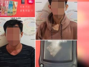 Polres Nunukan Amankan Dua Pengedar Sabu di Jamaker