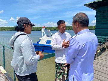 Personil Imigrasi Nunukan Melaksanakan Patroli Laut
