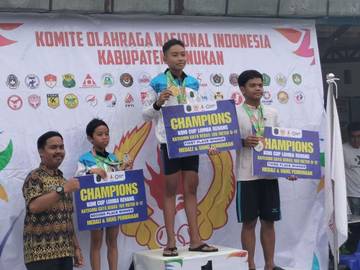 Alvin Borong Empat Emas Cabang Renang KONI Cup