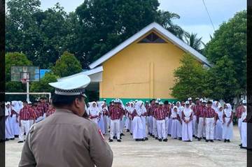 Polisi Edukasi Pelajar Nunukan Lewat Program PGTS