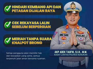 Satlantas Nunukan Patroli Malam Tertibkan Knalpot Brong