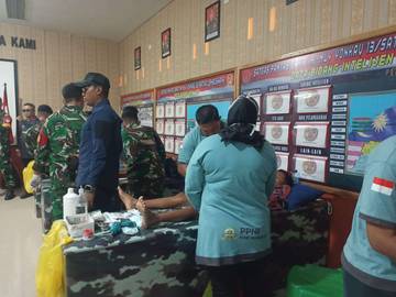 Satgas Pamtas Yonkav 13/Lembuswana Gelar Khitanan Massal  