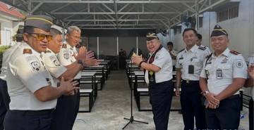 Kakanwil Ditjen Pemasyarakatan Kaltim Resmikan Pujasera Lapas Nunukan 