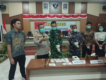 Narkotika yang Diselundupkan dari Malaysia Berhasil Diamankan Polres Nunukan 