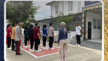 Lapas Nunukan Bina Disiplin Peserta Magang Lewat LKBB
