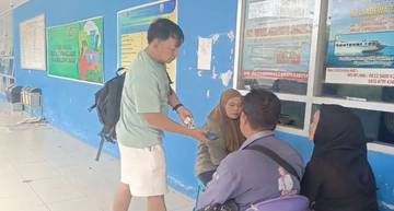 Penumpang Dukung QRIS Tiket Speedboat, Cash Tetap Ada