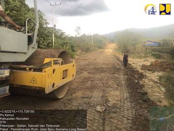 Pemkab Koordinasi Pusat Perbaiki Jalan Rusak Krayan Timur