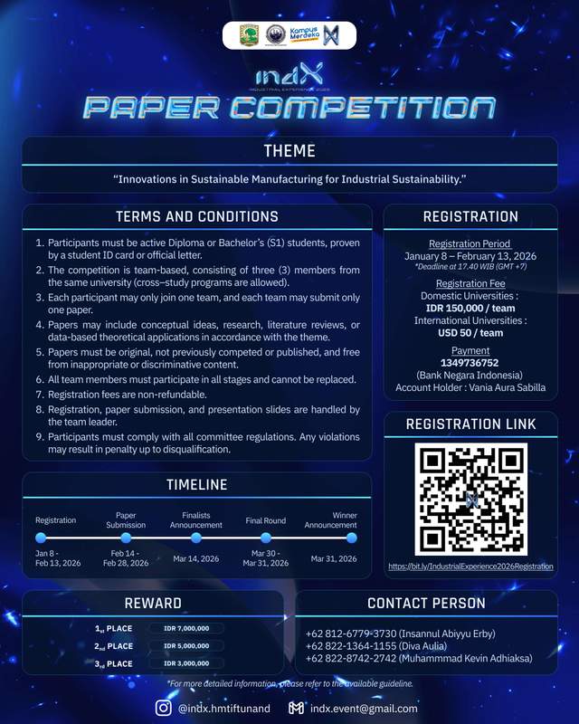 HMTI Fakultas Teknik Unand Gelar Industrial Experience 2026 