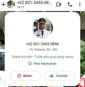 [Cek Fakta] Pemalsuan Penggunaan Identitas Pj. Wali Kota Pariaman
