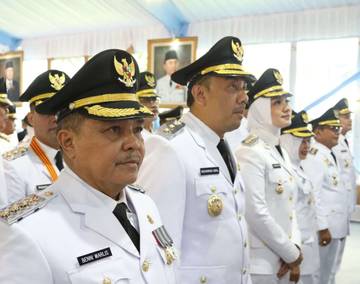 Benni-Iqbal Resmi jadi Kepala Daerah Kabupaten Agam