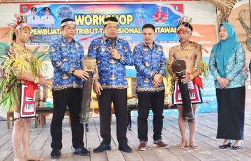 Wabup Resmikan Kegiatan Workshop Atribut Tradisional Mentawai