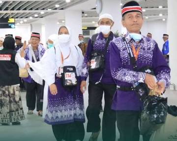 Debarkasi Padang Terima Kedatangan Enam Kloter Haji