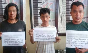 Polisi Amankan Tiga Residivis di Kabupaten Dharmasraya