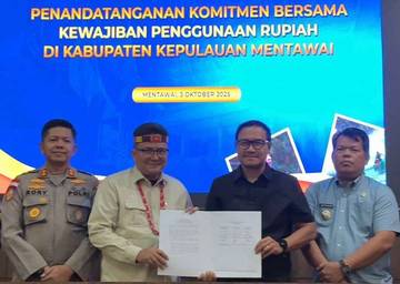 BI Sumbar Tegaskan Kedaulatan Rupiah di Kepulauan Mentawai