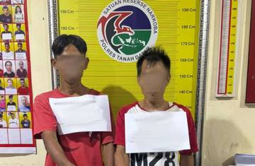 Polres Tanah Datar Tangkap Dua Pengedar Sabu