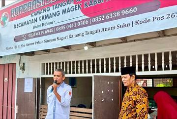 Koperasi Desa Merah Putih Agam Gelar Bazar Perdana