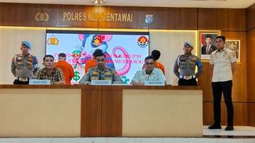 Polres Mentawai Tetapkan Tersangka Dugaan Tipikor Dana Desa