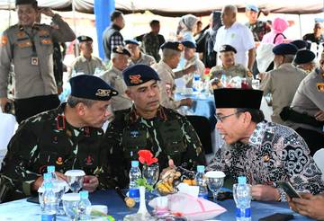 Sinergi Pemko dan Brimob di HUT ke-80