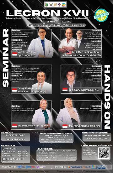Perkuat Kompetensi Dokter Gigi Lewat LECRON XVII 2025