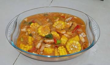 Kreasi Udang Asam Manis Spesial Dengan Jagung Muda