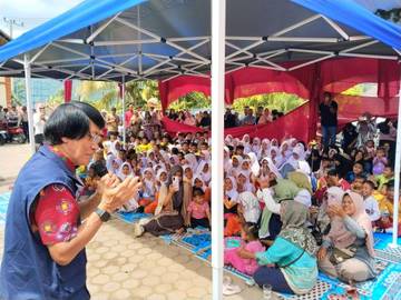 Pascabencana, Kak Seto Beri Trauma Healing bagi Korban