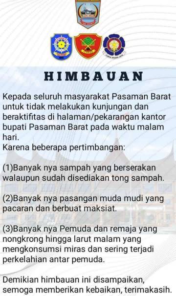 Viral di Sosmed, Pengawasan Kantor Bupati Pasbar Diperketat 