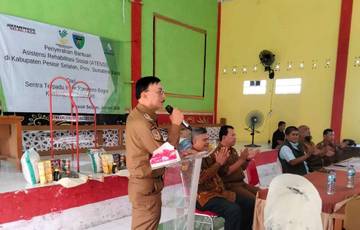Kecamatan Sutera Pessel Terima Bantuan ATENSI Kemensos