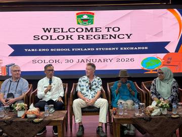 Pemkab Solok Sambut Kedatangan Yari Eno School Finland