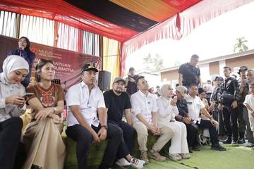 Musisi dan Rans Entertainment Salurkan Bantuan Bencana Sumbar