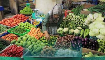 Beberapa Komoditas Pangan Turun Harga di  Padang Panjang 