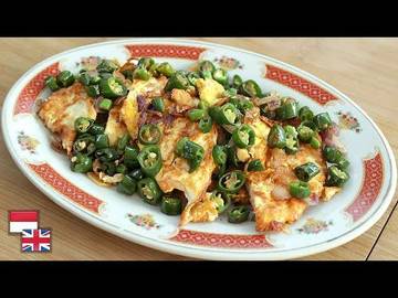 Telur Cabe Hijau Iris, Praktis dan Enak 