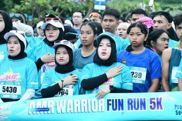 AMR Warrior Fun Run Edukasi Bahaya Resistensi Antimikroba
